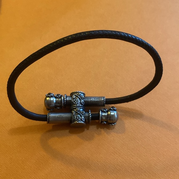 Saint Laurent Nappa Unica/Ottone Bracelet 687125 - Picture 1 of 7
